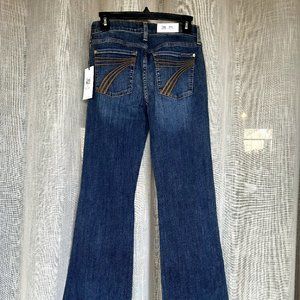 NWT 7 for All Mankind Dojo Jeans 28" Waist, 34" Inseam